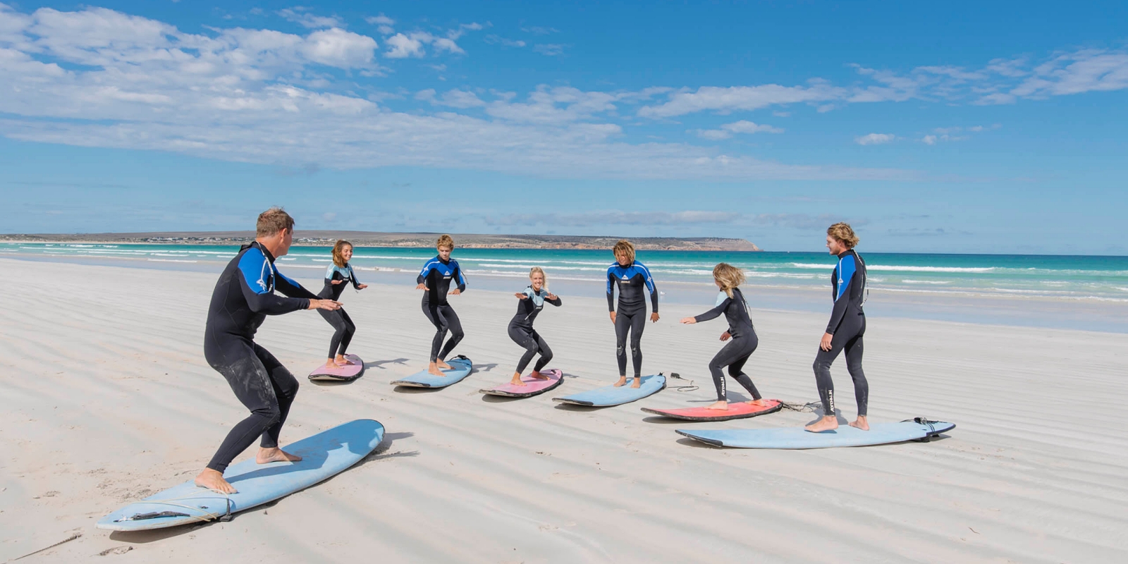Australia Tours – Australien – Südaustralien – Untamed Eyre Peninsula und Flinders RangesInStyle Touristik – Australia Tours – Untamed-Surf lesson South Australia